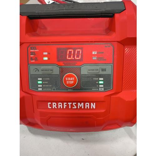 CRAFTSMAN 12A Car Battery Charger and Maintainer, 4-in-1 Solution, Battery Tester, for 6V/12V Power Sport, Automotive, and Marine Batteries, CMXCESM258