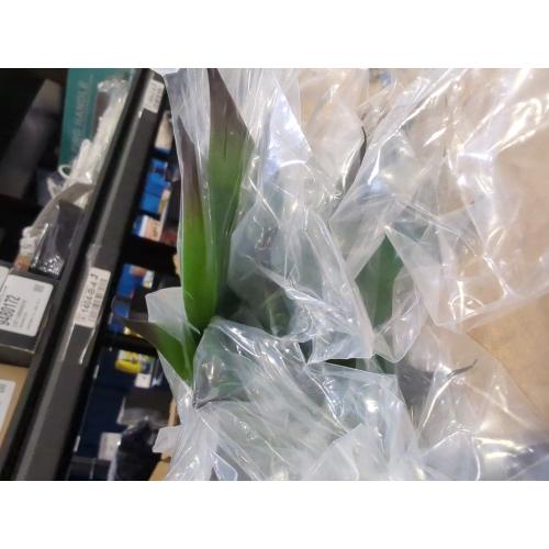 Velener Artificial Outdoor Agave Plant - Small Size UV Resistant Fake Agave Plants for Indoor and Outdoor Decor(Purple, 14 Inch)-2 Pack