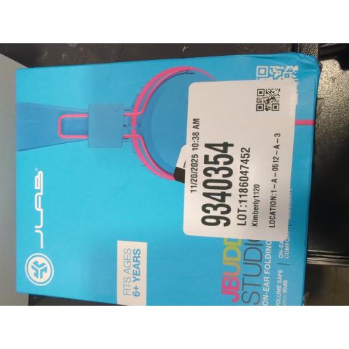 JLab JBuddies Studio On-Ear Kids Wired Headphones - Multi