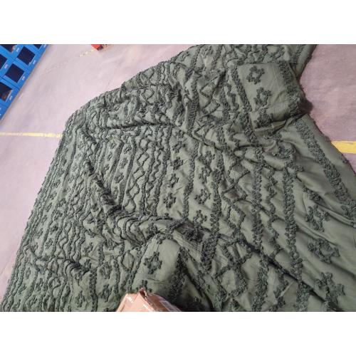 Bedsure Boho Duvet Cover 98 x 98 Size, Soft & Comfortable Elegant Design Boho Bedding for Decoration, Machine Washable Comforter Cover for All Seasons,Includes 1 Duvet Cover & 2 Pillow Shams,Olive Green