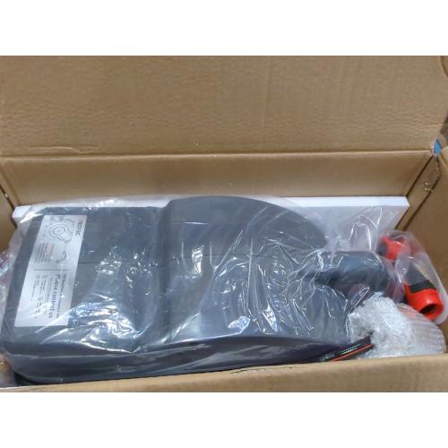 NEOTEC Retractable Garden Hose Reel 1/2 inch x 130ft - Wall Mounted Heavy Duty Hose Reel with 3/4 Inch Brass Fittings & 9-Pattern Nozzle - Auto Rewind System, Any Length Lock, 180° Swivel Bracket