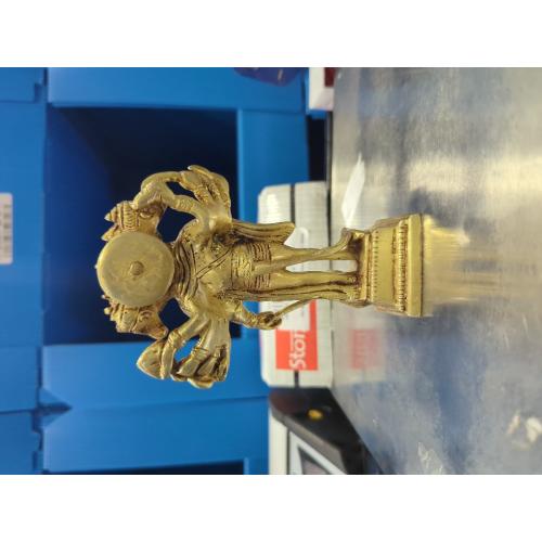 Gold 6.5 eSplanade Brass Panchmukhi Hanuman Anjaneya Pavan Putra Bajrangbali Idol Murti Moorti Statue (6.5 Inch)
