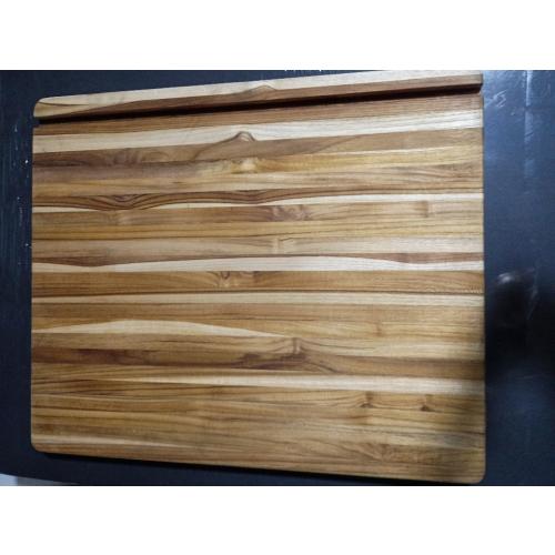 Sonder Los Angeles Bradbury Wood Cutting Board | Teak Edge Grain Cutting Board for Kitchen