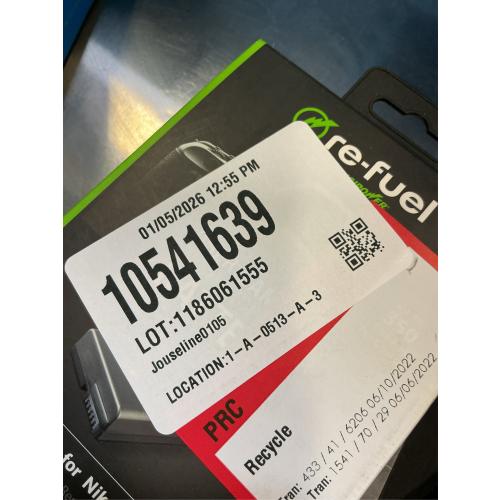 Digipower - Re-Fuel Rechargeable Lithium-Ion Replacement Battery for Canon LP-E12