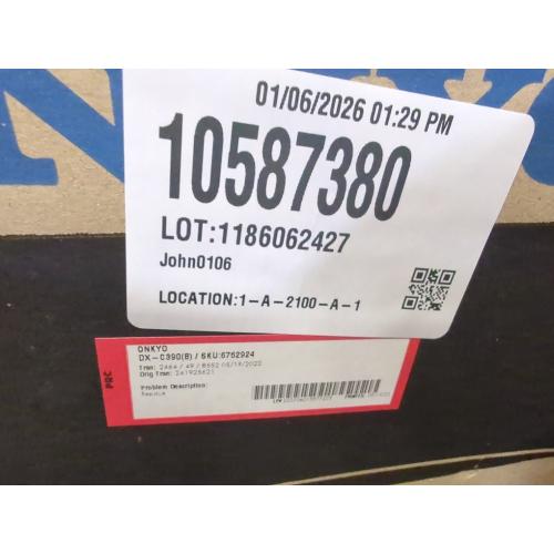 Onkyo DX-C390 6-Disc Carousel CD Changer - Black