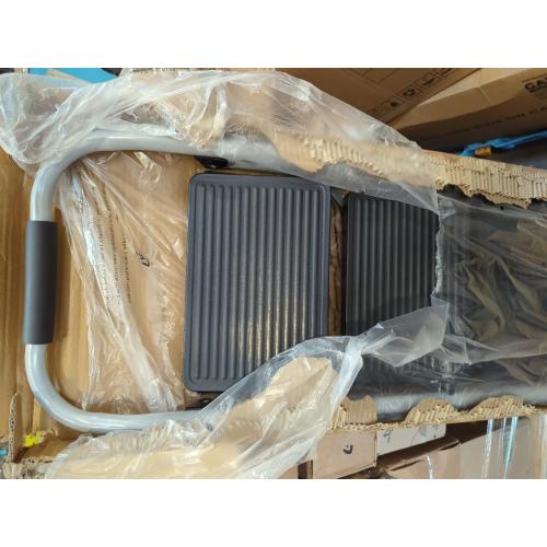 3 Step Ladder, Folding Step Stool with Tool Platform, Wide Anti-Slip Pedal and Anti-Slip Feet, Sturdiest Steel Construction, 600lbs Capacity Steel Ladder for Home Office, Grey