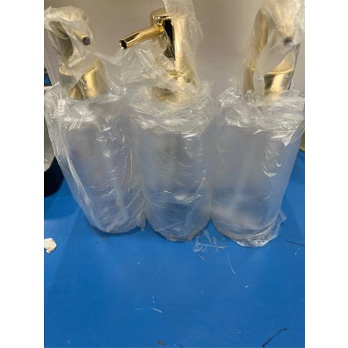 Shampoo and Conditioner Dispenser Set of 3,Modern Refillable 16oz Shampoo and Conditioner Bottles with Pump,Stylish Shower Soap Dispenser with Waterproof Labels for Bathroom (Black)