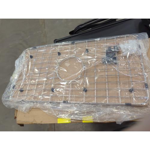 Serene Valley Sink Bottom Grid 24-1/8 x 12-5/8, Centered Drain with Corner Radius 1-1/2, Sink Protector NLW2412C