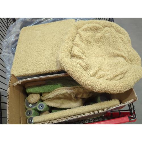 PETEPELA Cactus Cat Tree for Indoor Cats, 32'' Small Cat Tower Cat Condo with Sisal Scratching Ramp, Cozy Hammock and Removable Top Bed Perch for Kittens, Green