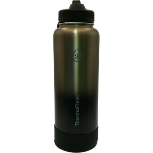 ThermoFlask Insulated Water Bottle with Straw Lid 40 oz