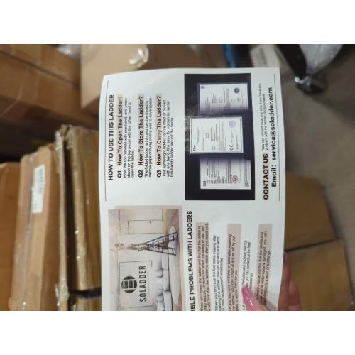 Step Ladder 3 Step Folding, Small Step Stool for Adults, Portable Anti-Slip Iron Stepladder with Wide Pedals for Home and Kitchen Use, Space Saving - Black (300 lbs)