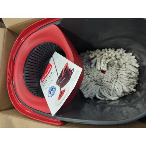 O-Cedar EasyWring Microfiber Spin Mop and Bucket Cleaning System
