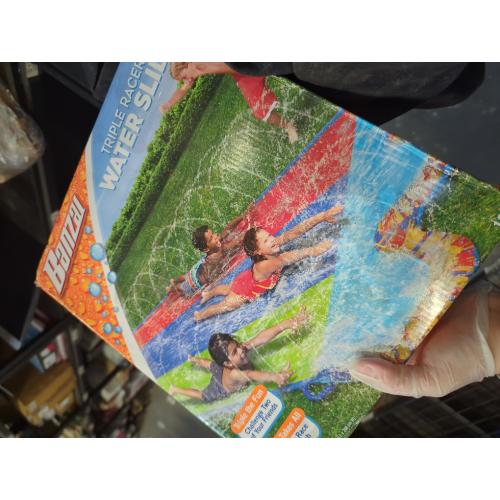 Banzai Kids Triple Racer Water Slide, Length: 16 ft, Width: 82 in Water Slide