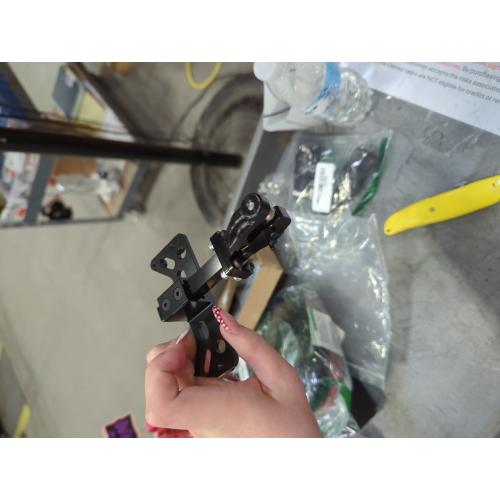 Powerhobby Rear Bumper with Tow Hook Trailer Black Axial SCX6