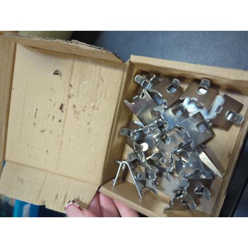 920158 Freezer Shelf Clip,Stainless Steel Shelf Clip for Refrigerator,Freezer Cooler Shelf Support,Replacement Shelf Square Buckles Clips (16)