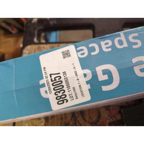 probebi Retractable Baby, Child & Dog Gates for Stairs, Extends to 54 Wide 34 Tall, Use for Outdoor, Indoor, Hallways, Doorways, Deck, Porch, Black