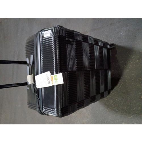 American Tourister NXT Hardside Large Checked Spinner Suitcase - Blackout: 8 Wheels, ABS Shell