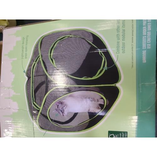 Black and Green Kitty City Large Outdoor Play Cube