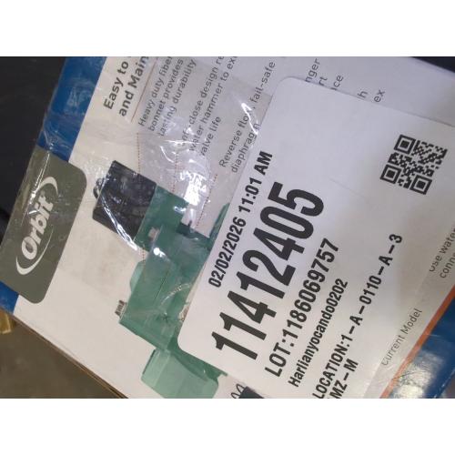 Orbit In-Line Valve 1 in. 150 psi