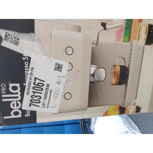 Bella PRO - Barista Elite Espresso Station with 20 Bars of High Pressure - Oatmilk