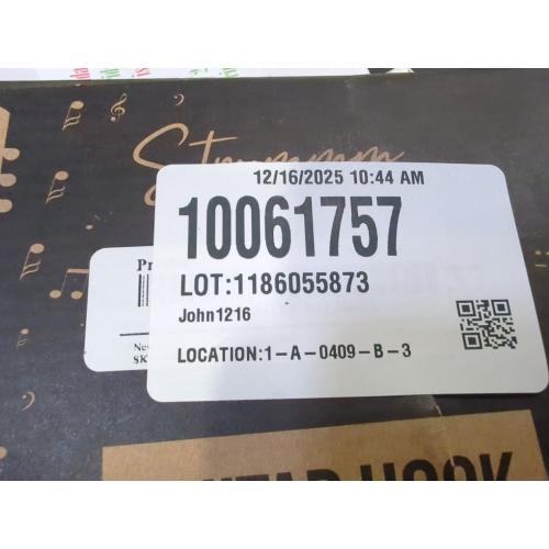 Guitar Wall Mount Hook: Modern Design Walnut Wood Guitar Hanger for Storage & Display. Heavy Duty Ply Guitar Holder for the Wall. Hangers Stand for Acoustic Guitars, Ukulele, Bass, Violin, Cello