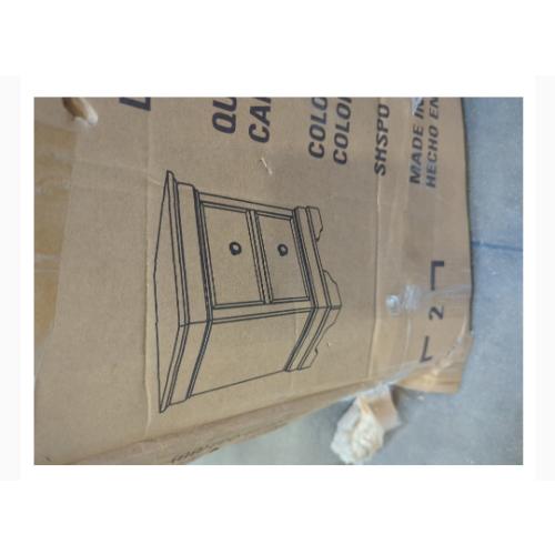 Black 2 Drawer Nightstand Set of 2