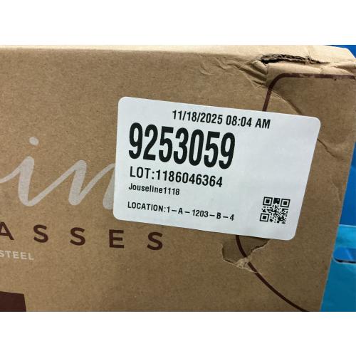 Gusto Nostro Stainless Steel Wine Glass - 18 oz - Cute, Unbreakable Wine Glasses for Travel, Camping and Pool - Fancy, Unique and Cool Portable Metal Wine Glass for Outdoor Events, Picnics (Set of 2)