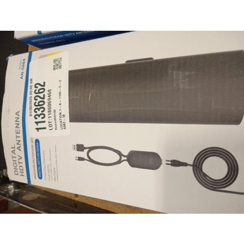 3600  Miles TV Antenna Indoor, 360° Reception Digital Antenna for Smart TV and Old TVs, HD Antenna for Local Channels with Amplifier Signal Booster Support 4K 8K 1080p -38ft Thick Coaxial Cable