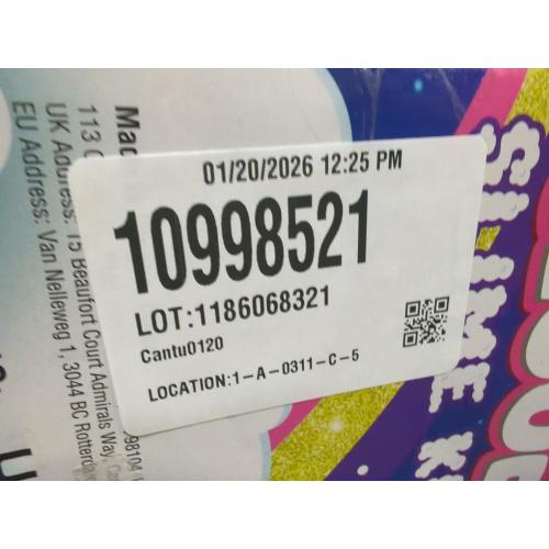 GirlZone Cosmic Cloud Slime Kit, Premade Galaxy Slime Kit for Girls Ages 10-12 with Glitter & Inks