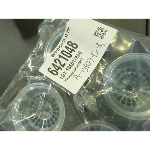 Aluminum Rally Dish Rim Wheels Compatible with XV-02PRO TT-02 TT-01E and Sukura 1/10 RC Drift Racing On Road Cars(Silver 4pcs)