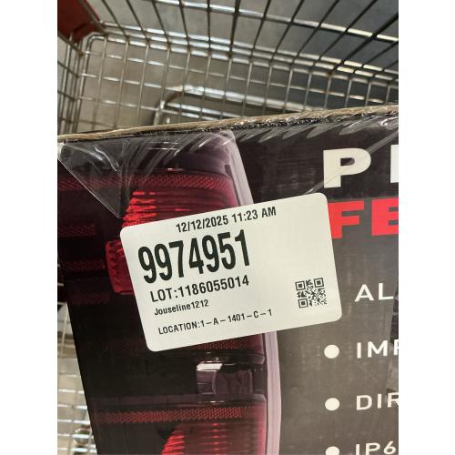 OKLPF Rear Brake Tail Light Compatible With 2009 2010 2011 2012 2013 2014 Ford F150 F-150,Replace Red Taillight Assembly Red Smoked Tail light,Included A Luxurious Box,Driver and Passenger Side