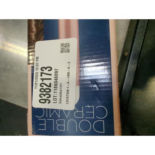 Conair Double Ceramic 1-Inch Curling Iron, 1-Inch Barrel Creates Classic Curls, Hair Curler for Use on Short, Medium, and Long Hair, White