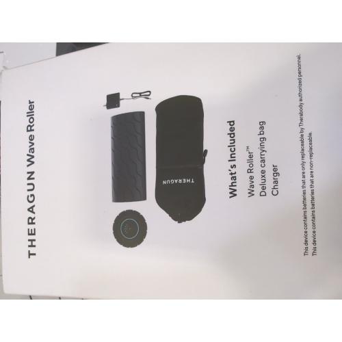 Black Therabody - Theragun Wave Roller Vibration Massage Device