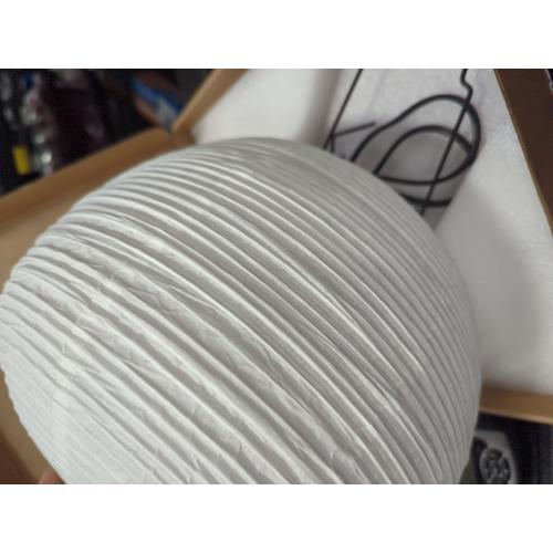 White Paper Lamp Shade,12 Oval Paper Lantern Lights,Pendant Light Lamp Shade For Paper Lamp Hanging and Home Decor