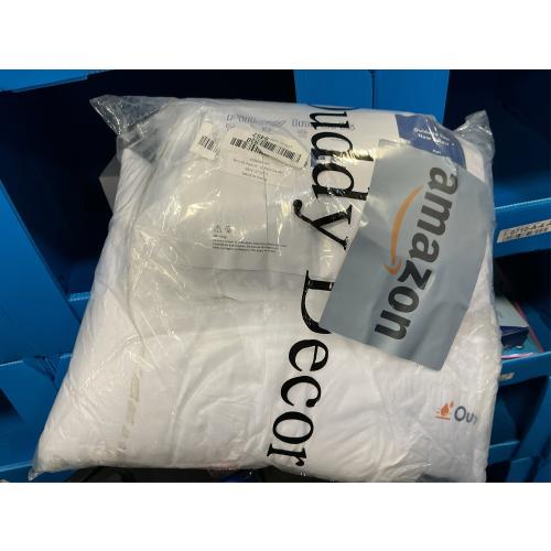 MIULEE Pack of 2 12x20 Outdoor Waterproof Throw Pillow Inserts, Decorative Water-Resistant Pillow Cushion for Patio Garden