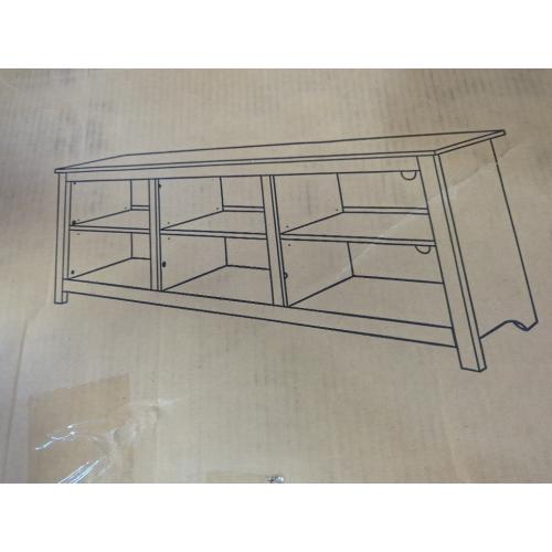 Large TV Stand Dark Dusty Oak