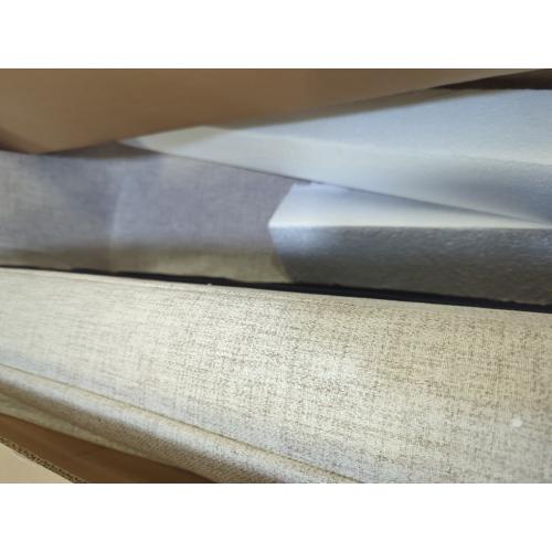 Chunni Slipcovered Upholstered Settee with Casters & Seat Cushion