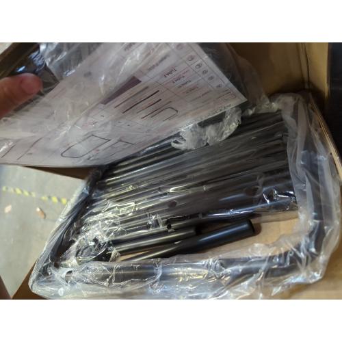 Shoe Rack 3 Tier Long Storage Organizer Wide Metal Shoe Shelf for Closet Entryway Black