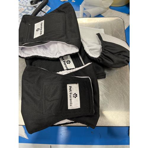 Pet Parents Premium Washable Belly Bands for Male Dogs & Extendrs, (3pack) of Male Dog Diapers & Male Dog Belly Bands, Color: Black, Size: Small Dog Diapers Male