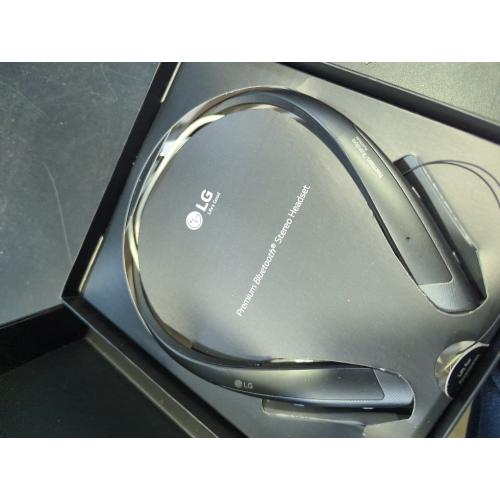 LG - TONE PLATINUM  Bluetooth Headset - Black