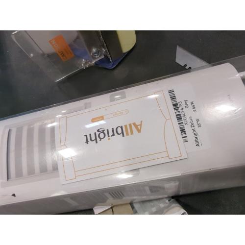 Allbright Cordless Free Stop Zebra Window Blinds 35 W×64 H, Dual Layer Roller Shade Room Darkening Sheer Shades, Light Filtering Window Shades, Easy to Install Beige