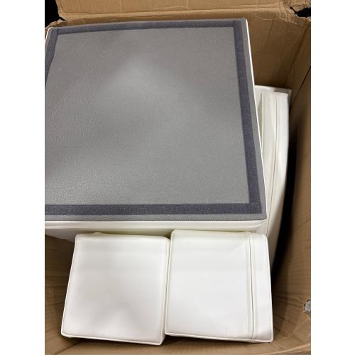 IGLU Soft Play Building Crawling and Climbing Equipment Playground for Kids 1-4 Year olds 10 Shape Blocks Open Ended Montessori Set (White)