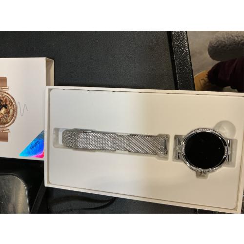 GADIXY Smart Watches for Women(Make/Answer Call) with Diamond:1.1 AMOLED Small Screen Fitness Tracker for HR/BP/SpO2/Sleep Monitor,Digital Running Smartwatch for Android/iOS (Silver)