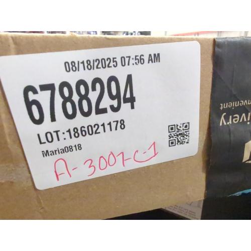 Tall Drum Lamp Shade for Table Lamps, Floor Lamp, Cloth Lampshade 10 Top X 10 Bottom X 13 High, Beige Large Line Fabric, Easy Assembly