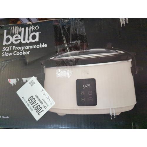 Oatmilk Programmable 5-qt. Slow Cooker - Oatmilk by bella PRO