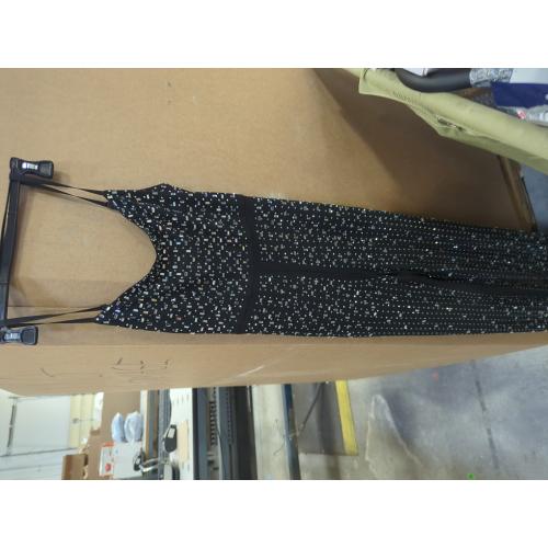 Women's SMALL Black  Sparkle Rhinestone Jumpsuits for Women Sexy Party Night Out