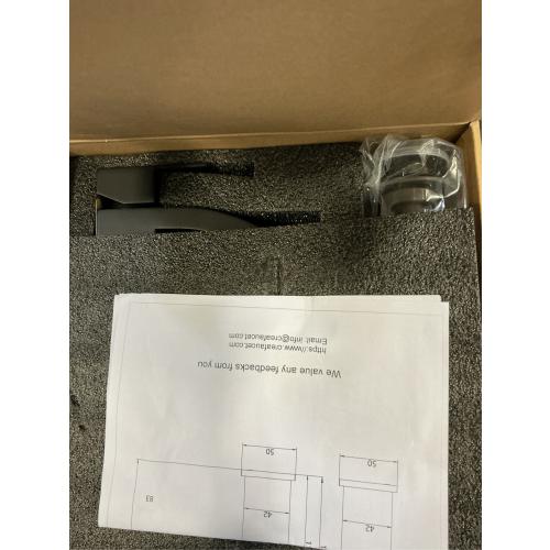 CREA Matte Black Waterfall Bathroom Faucet 1 Hole Single Handle Bathroom Sink Faucet with Pop Up Drain,Stainless Steel RV Vanity Faucet Basin Mixer Tap 3 Hole Plate Water Supply Line