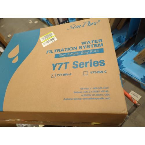 SimPure Y7P-BW UV Countertop Reverse Osmosis Water Filter, NSF/ANSI 58 Certified, 5 Stage RO Water Filtration System, Water Purifier for Home, No Installation, 4: 1 Pure to Drain, Classic Pure Taste