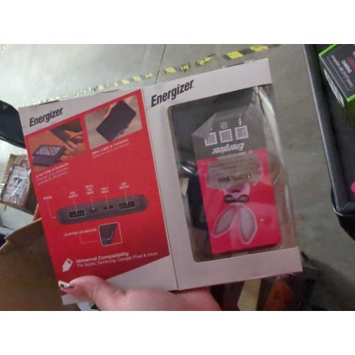 Carregador Portátil Energizer UE10044BK Power Bank 10.000mAh Micro USB USB-C - Preto