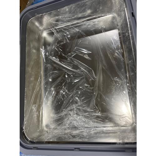 RIZZARI Stainless Steel Cat Box: Enclosed Design with High Walls - Light Gray - Large Litter Pan for Odor Control Indoors